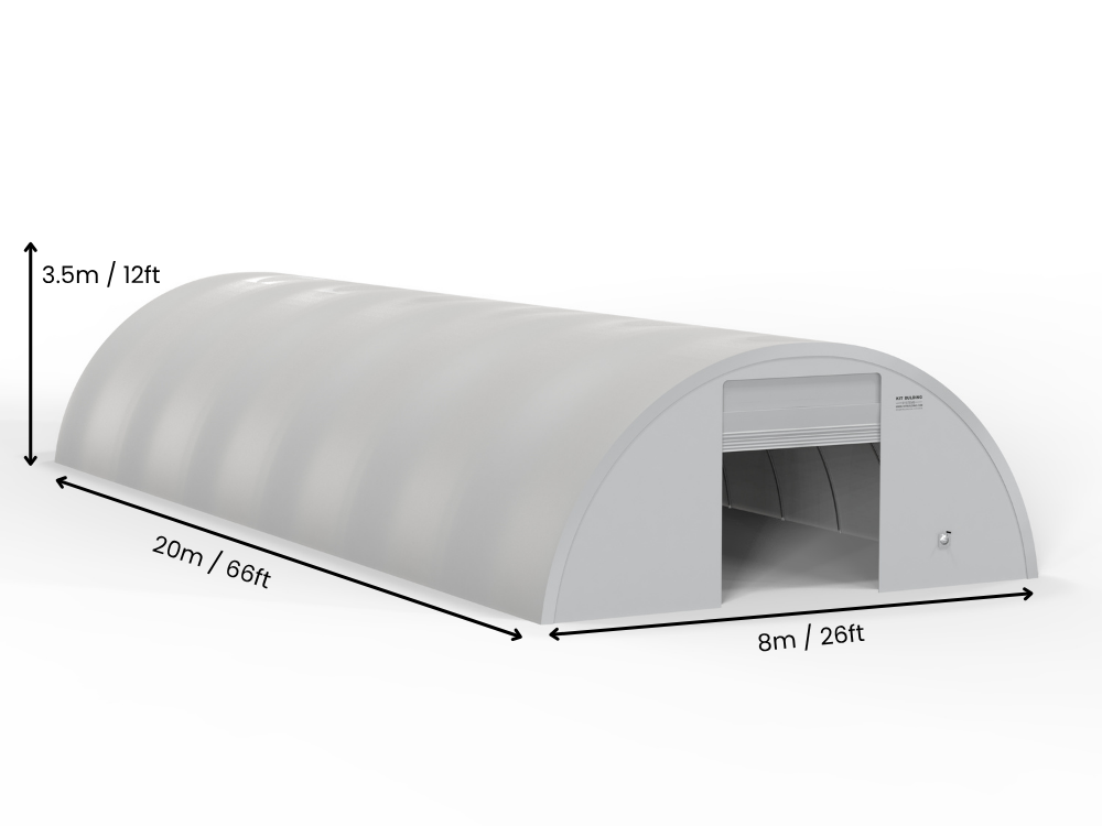 Bâtiments de stockage ronds en PVC