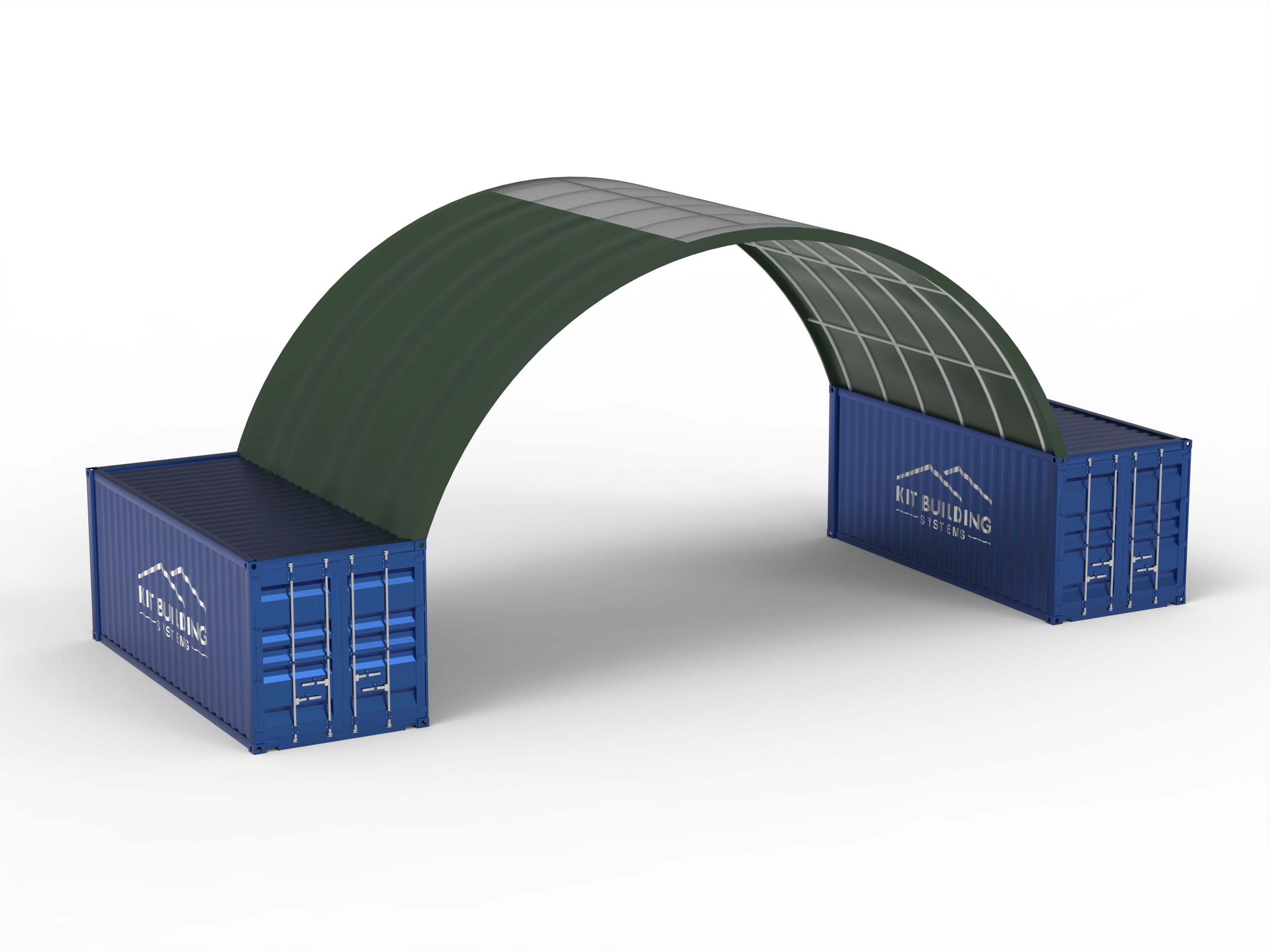 Auvents pour conteneurs - 33ft x 20ft x 12ft (10m x 6m x 3,6m)