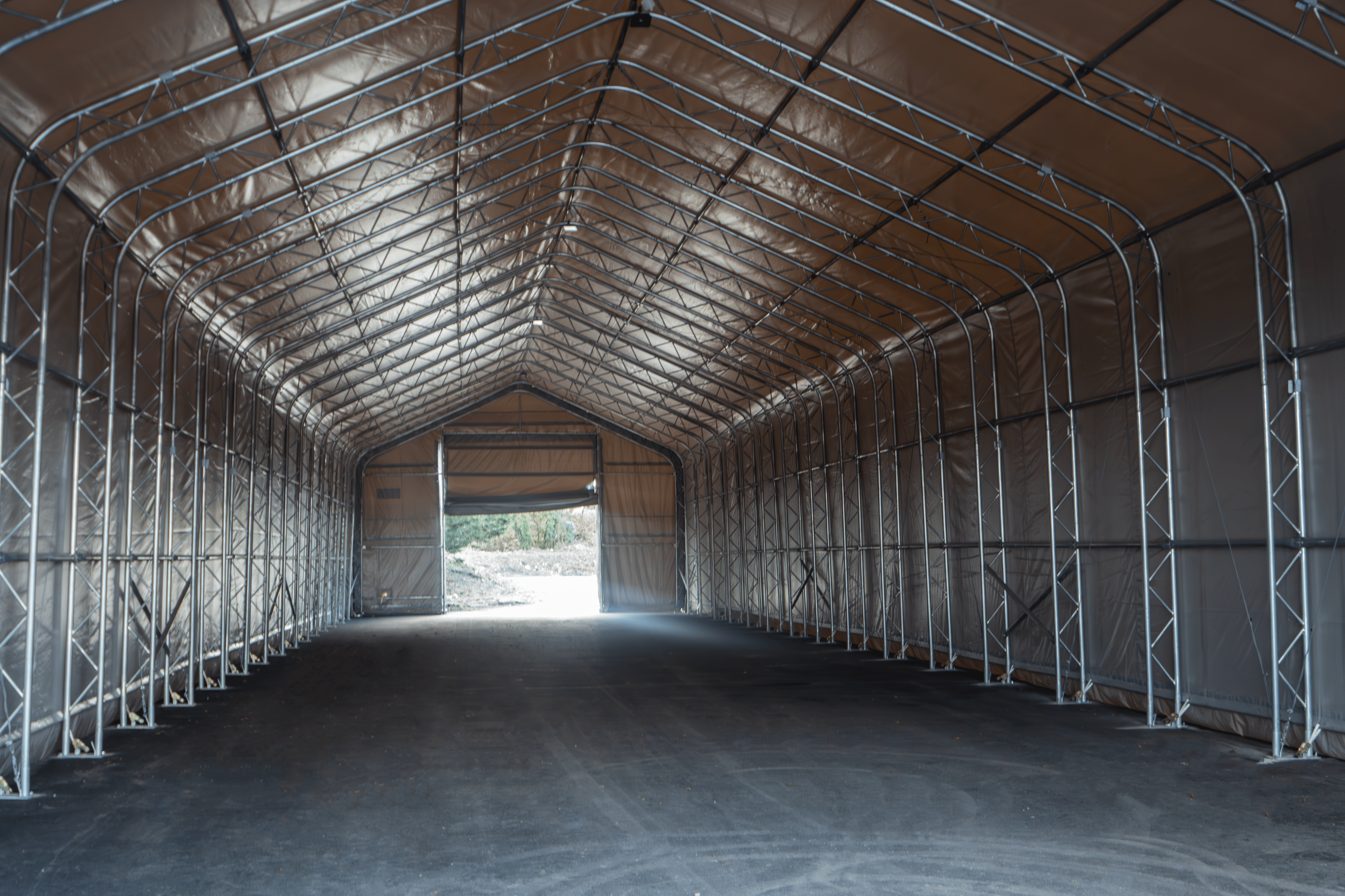 Bâtiments de stockage de tissus | Double ferme