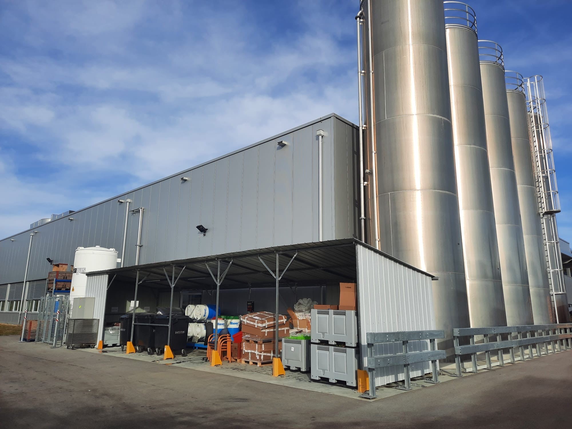 Abris de champs en acier