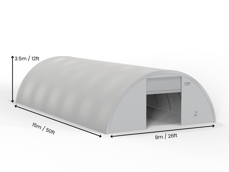 Bâtiments de stockage ronds en PVC