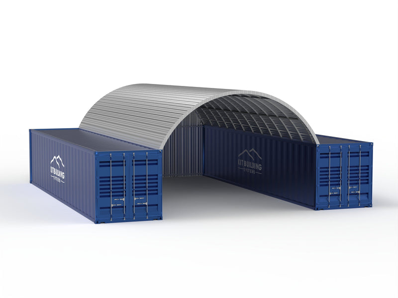 Auvents de conteneurs - 20 pieds x 20 pieds x 6,5 pieds (6 mx 6 mx 2 m)