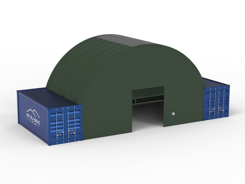 Auvents pour conteneurs - 33ft x 20ft x 12ft (10m x 6m x 3,6m)