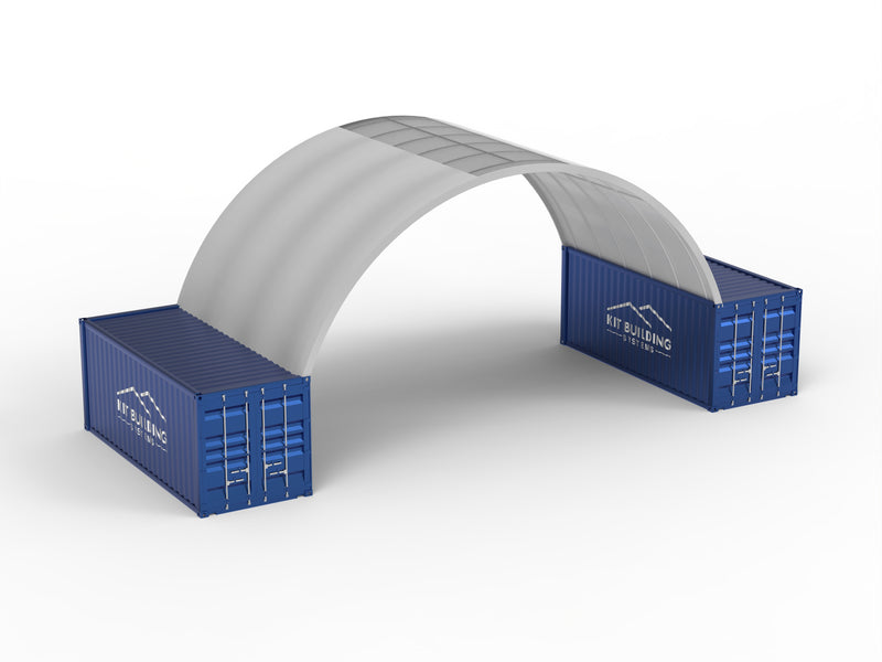 Auvents pour conteneurs - 33ft x 20ft x 12ft (10m x 6m x 3,6m)