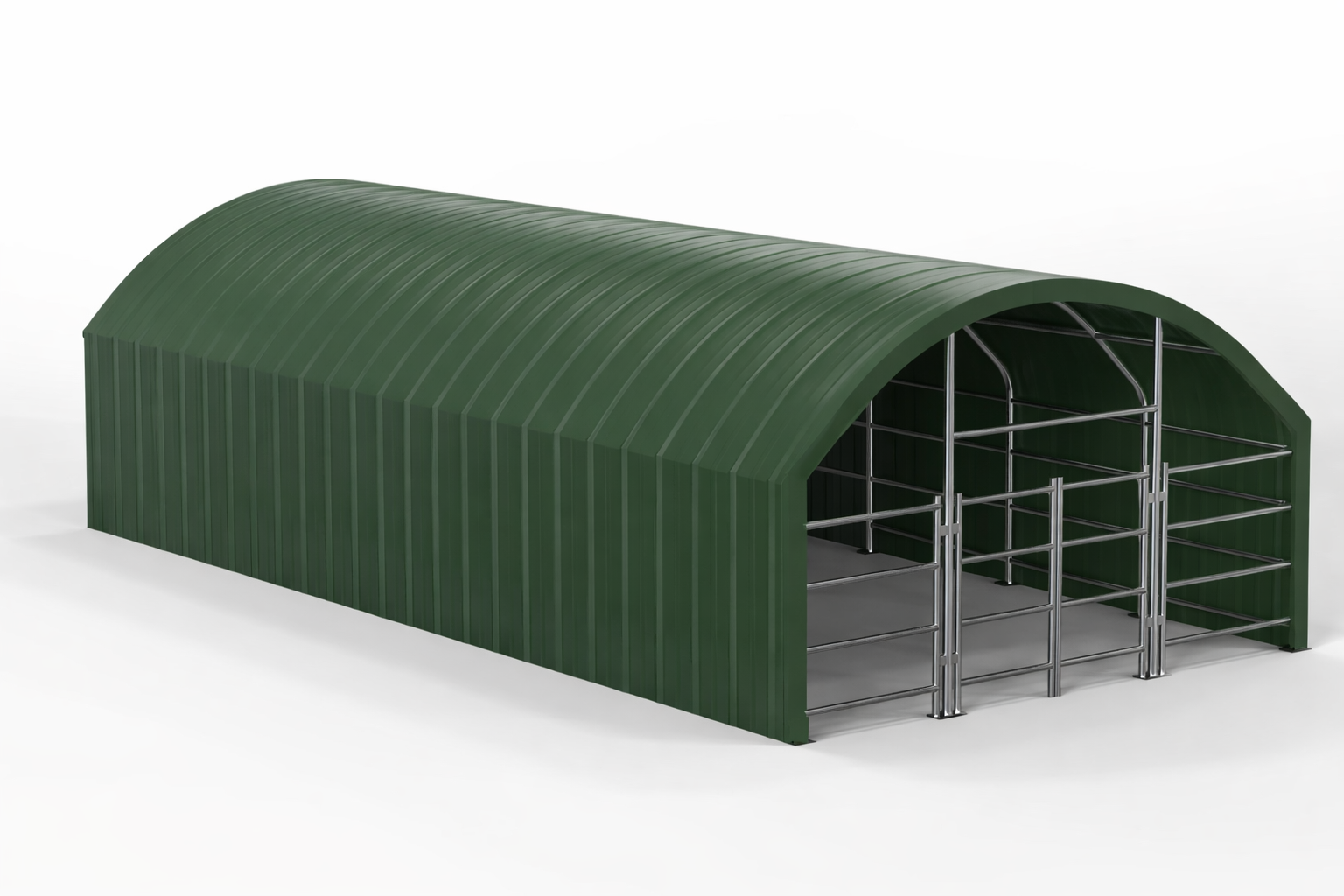 Abris pour bétail fermés