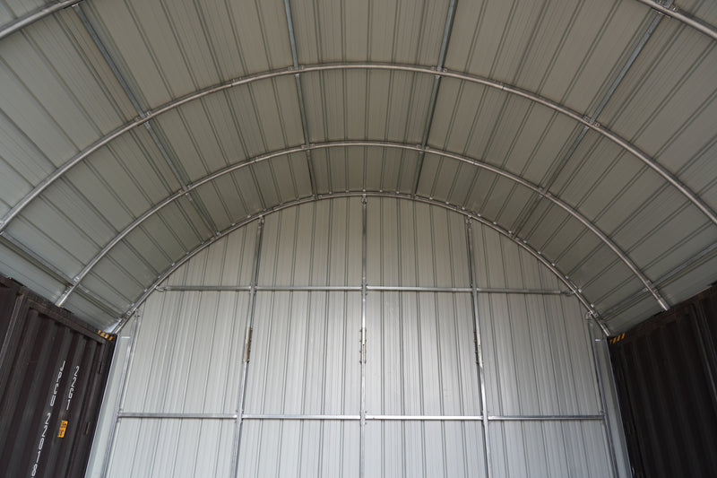 Auvents en conteneur en acier - 20ft x 20ft x 6,5ft (6m x 6m x 2m)